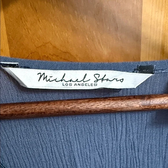 Michael Stars Blue Farrah Cafton Women's Cover-Up - Picture 5 of 5